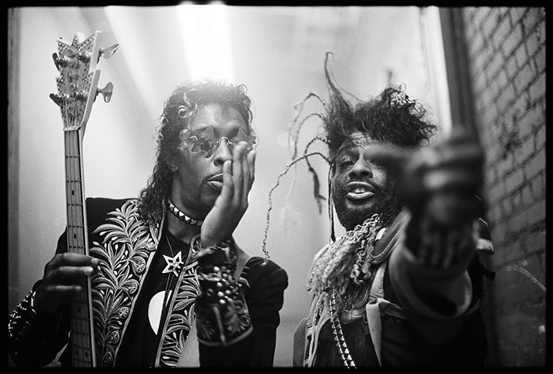 Bootsy and George, Los Angeles, 1980's