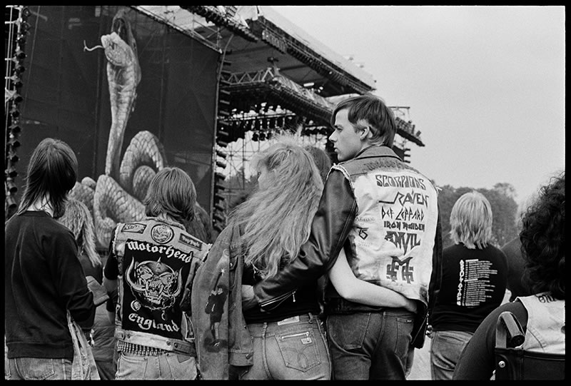 Crowd, Donnington, 1980's