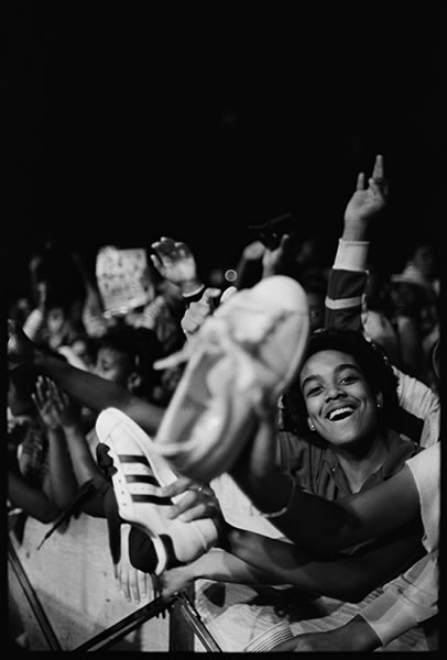 Run DMC Crowd, Philadelphia, 1980's