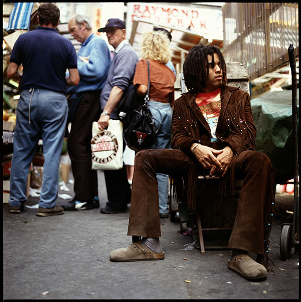 Lenny Kravitz, Berwick Street, London, 1990's